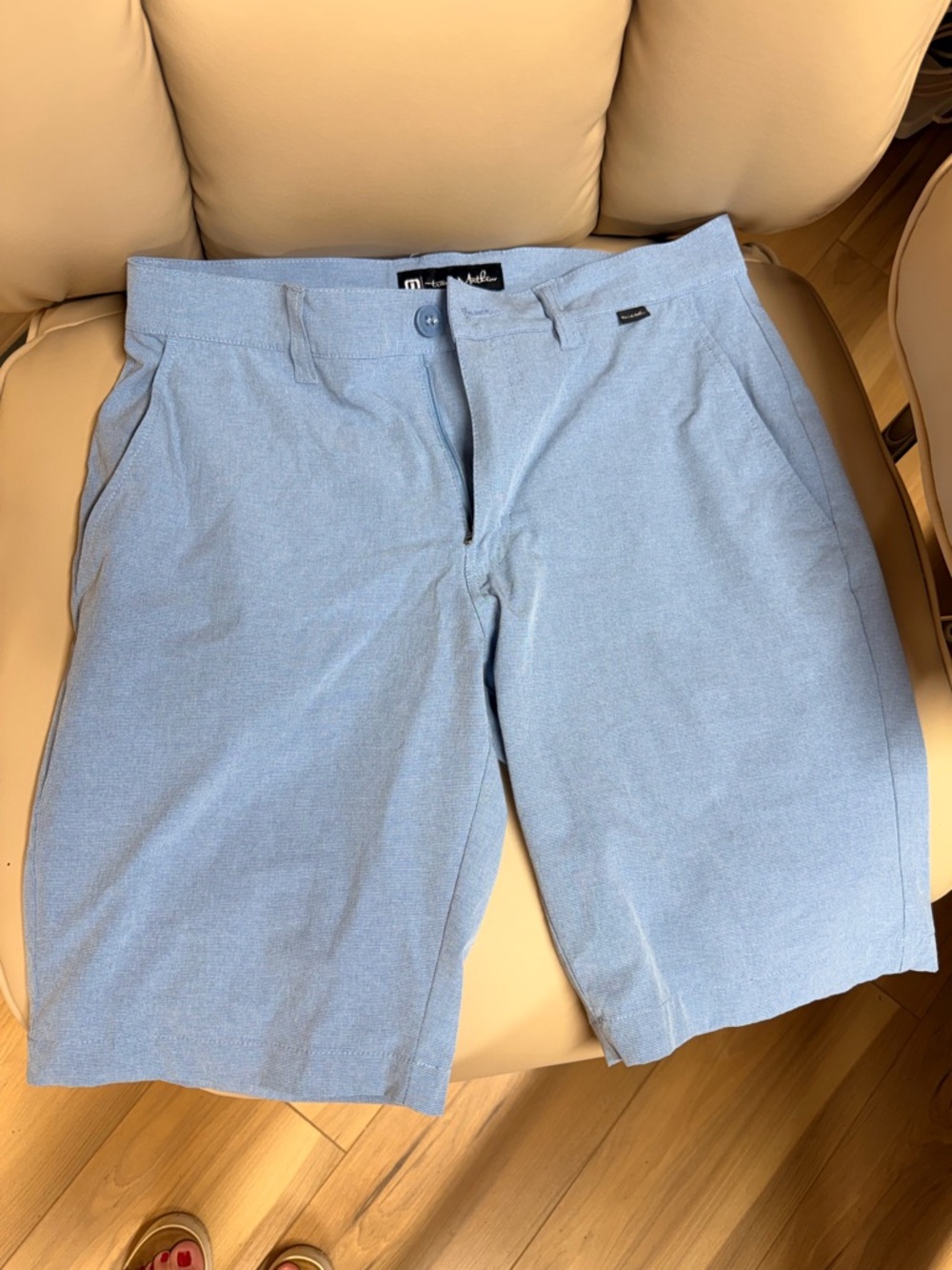 Travis Mathew Golf Shorts Men Size 30 Blue Performance Stretch Casual